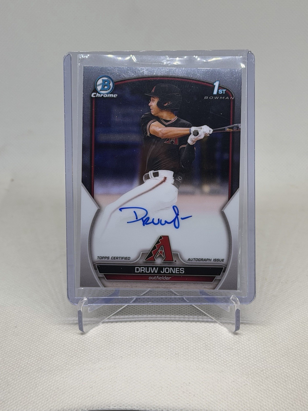 2023 Bowman Chrome 1st Auto Druw Jones #CPA-DJ - Dbacks