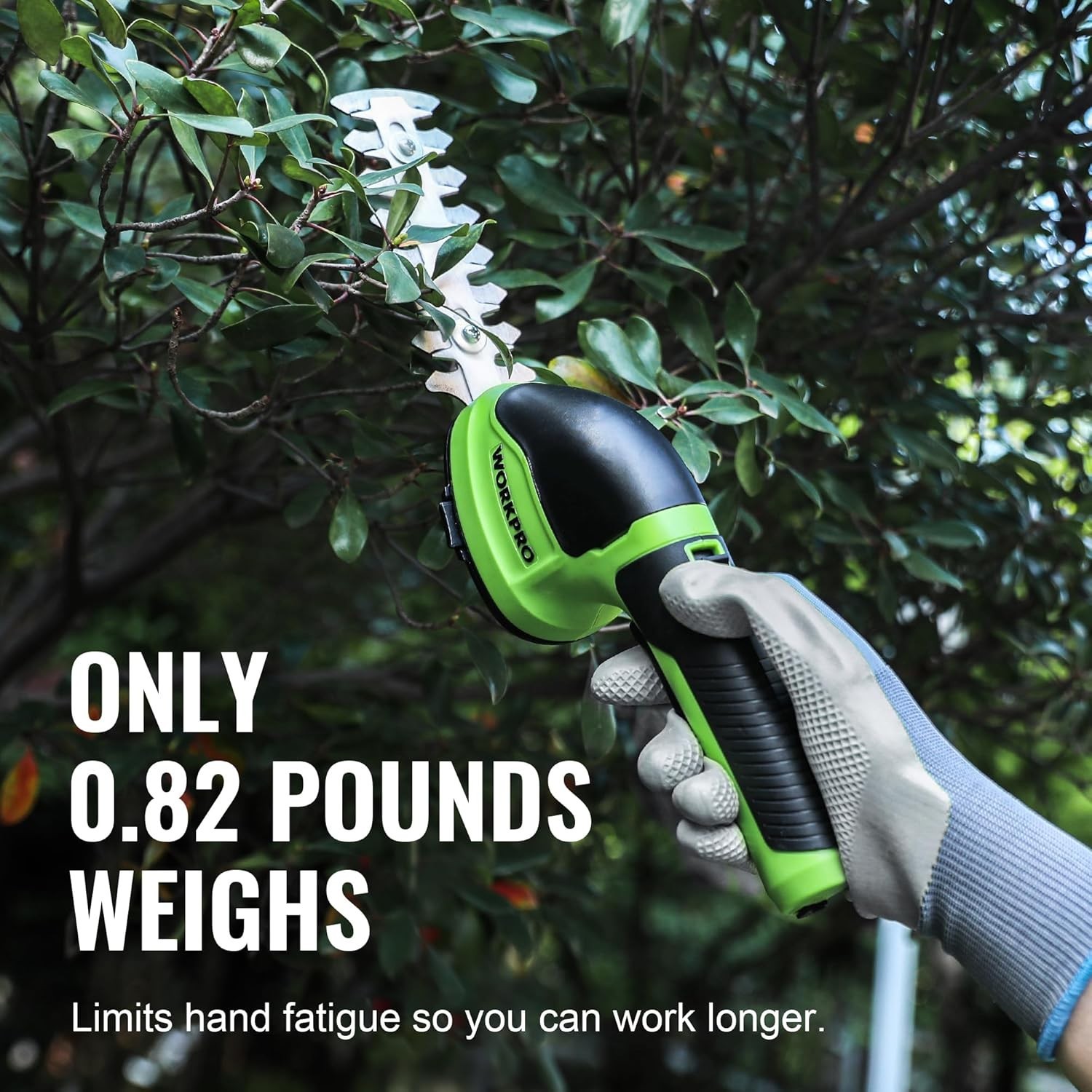 Cordless Grass Shear & Shrubbery Trimmer - 2 in 1 Handheld Hedge Trimmer Elec...