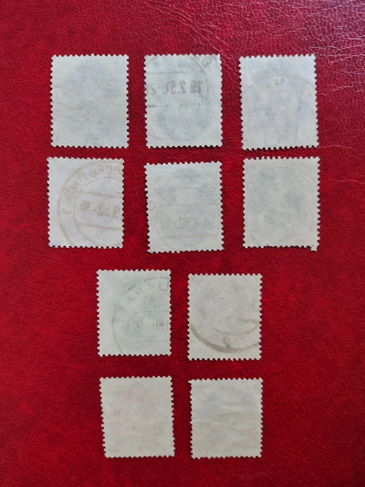 Briefmarken DDR 1950,  Michel 261-270, Wissenschaftler, gestempelt - Bild 2 von 2