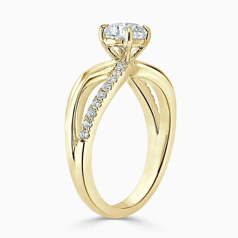 1.80 Ct Round Cut Lab Created Diamond Anniversary Ring 14k Yellow Gold Size 7 - Image 2 of 4