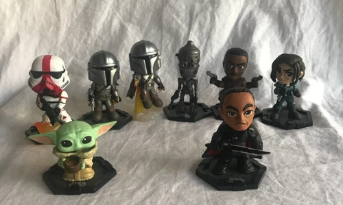 Funko Star Wars Mystery Minis Lot of 8 Mandalorian IG-11 StormTrooper