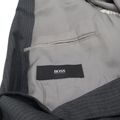 Hugo Boss Grey Virgin Wool Suit Blazer Jacket Qj5 Size EU 50 UK/US 40 - Picture 6 of 8