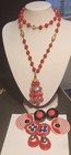 Vintage Retro Earings Necklace Lot Bundle Clip Post — photo 7