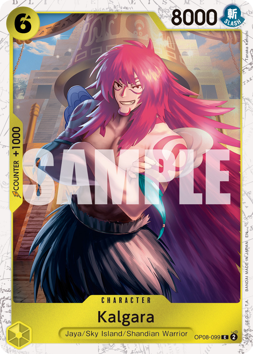 Kalgara (Pirate Foil) OP08-099 Premium Booster -The Best- Vol. 2 Foil (C)