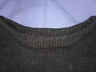 Vintage Amherst College Wool Letterman Boatneck Sweater Sewn Felt Letter VG Rare — photo 5
