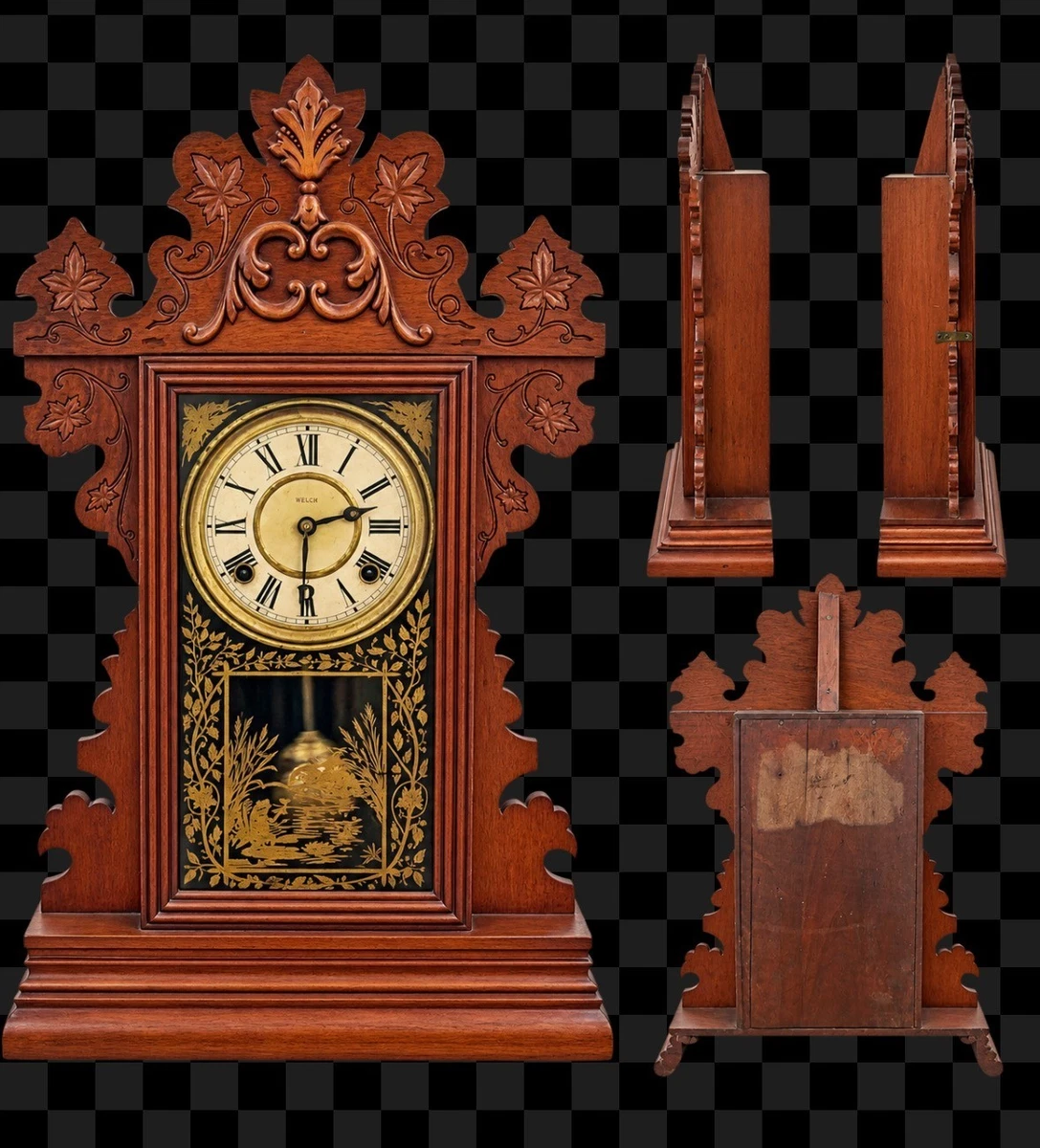 E. N. Welch Mfg. Co. Dolar　アンティーク時計 Welch Collectible Clocks for sale | eBay