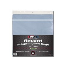 Resealable 33 RPM Record Bags - Snug Fit, Crystal Clear Archival Safe Vinyl...