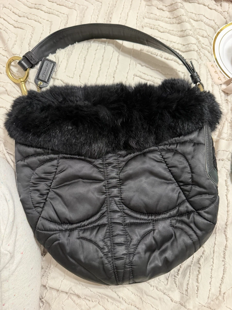 Coach Fur Exterior Quilted Bags & Handbags for Women for sale | eBay