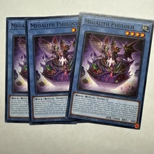 Megalith Phuloch x3 (playset) DOOD-EN033 Common 1st Ed NM (READY TO SHIP!)