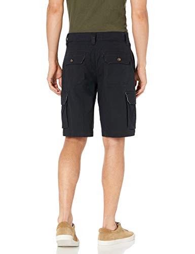 Herren Cargo-Shorts Schwarz Ripstop-Stretch 25.4Cm Amazon Essentials Gr. 40-image