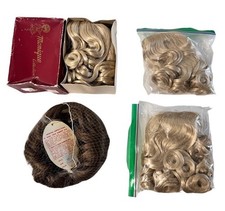 Monique  Kemper Doll Wigs Curly Blonde Brown Modacrylic for 16-17 Inch Dolls