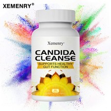 Candida Cleanse - Apoyo intestinal y de colon, limpieza, desintoxicación, aceite de orégano