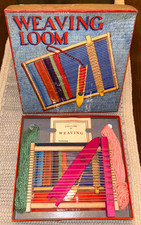 Vintage Weaving Loom Toy~T153~Child 1950&rsquo;s Mid Century Arts & Craft~Gabriel~NEW