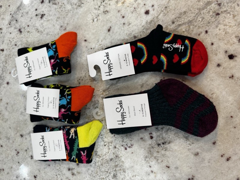Happy sock 0-12month (5piece Bundle)