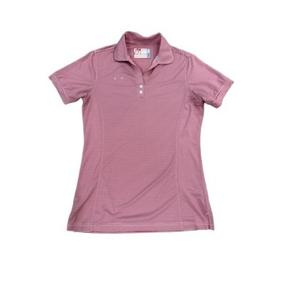 Chik Fil A Shirt Womens Small White Red Polo Striped Jersey Hydrochill Team