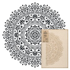 Reusable Plastic Stencil // MANDALA 01