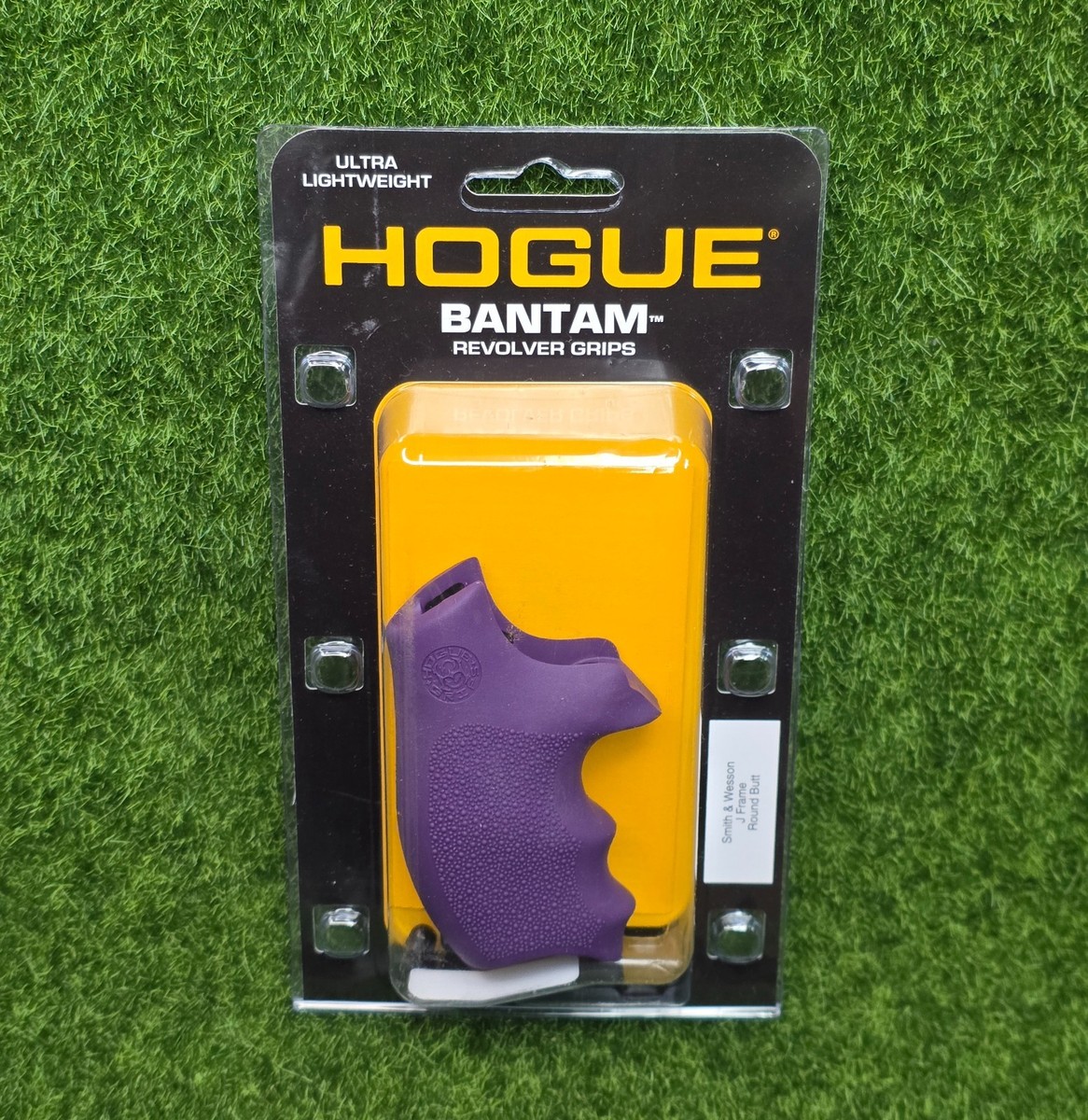 Hogue S&W J Frame Rubber Bantam Style Grip, (Closed Backstrap