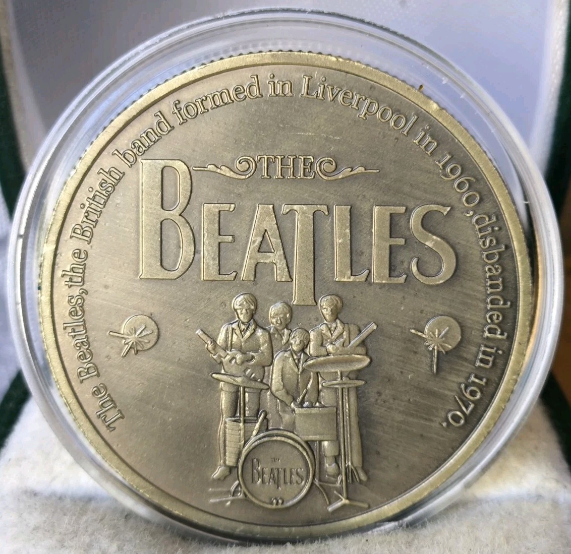 Medal Beatles British Band Liverpool 1960-1970 Rock group
