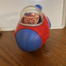 Kideo Blippi 3" Action Figure  Rocket Spaceship Vehicle Racer Kids Toy Car B2