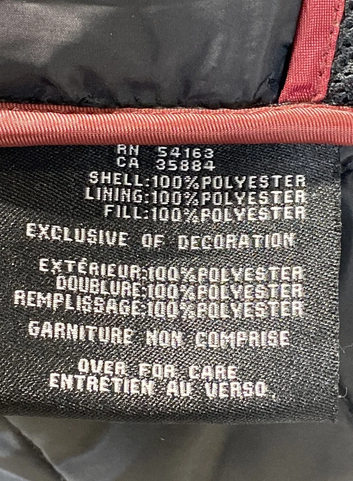 Chaqueta acolchada negra Cole Haan para hombre talla XL Foto 4 de 4