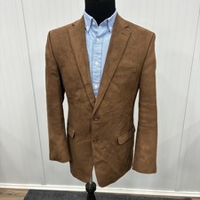 Lauren Ralph Lauren 42L Brown Faux Suede 2-Button Single-Vent Sports Coat
