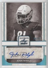 2022 Leaf Ultimate Draft Platinum Spectrum 24/35 Josh Whyle #PA-JW2 Auto 0u66