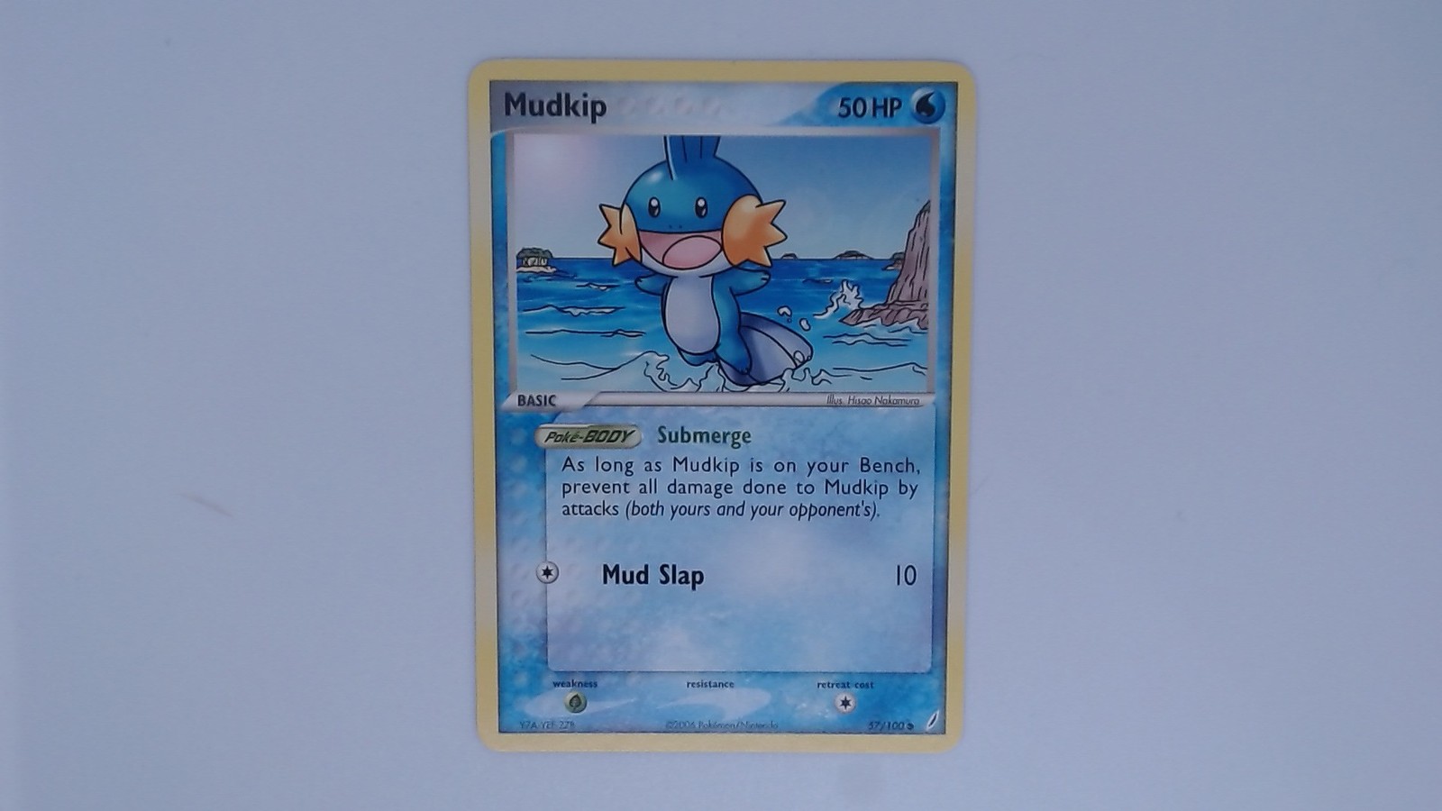 MUDKIP 57/100 COMMON CRYSTAL GUARDIANS POKEMON LP