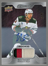 2023-24 Engrained Rookie Autograph Patch Mahogany Auto #128 Nick Swaney 23/49 !!