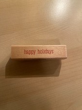 Hero Arts Rubber Stamp C4267 Sunny happy holidays New 3"