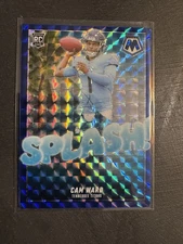 2025 Panini Mosaic Cam Ward Splash! Blue Prizm /99 Titans