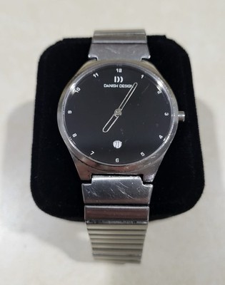 Danish Design Anna Gotha IV63Q884 Sapphire Black Dial SS Band Women s Watch