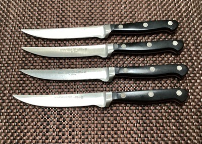 Wusthof Classic 4 Piece Steak Knife Set #4068, Solingen Germany, Free Shipping