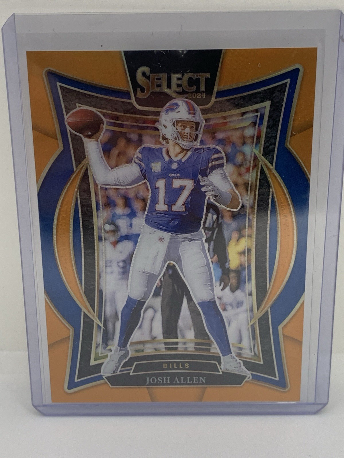 Josh Allen 2024 Panini Select Concourse Orange Prizm /49