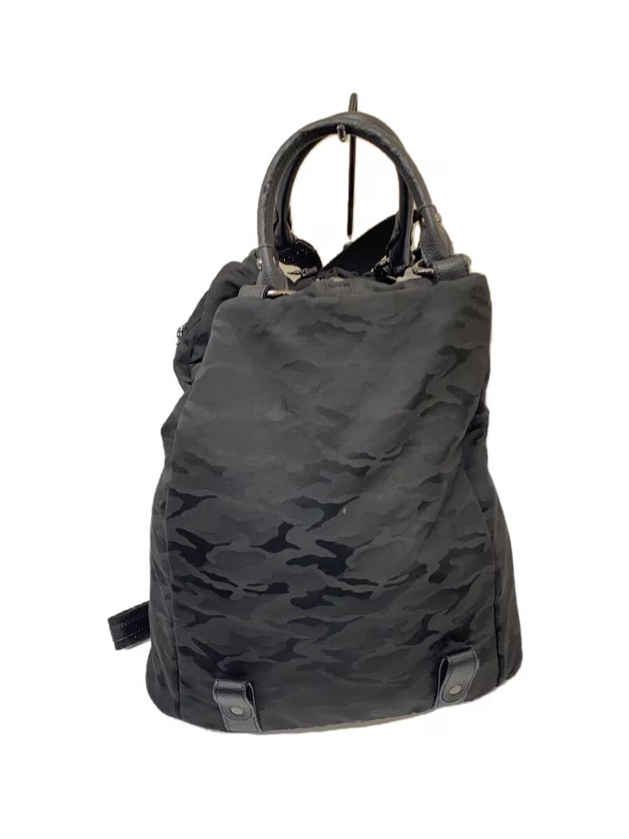 ear PAPILLONNER Backpack Polyester Black Camoufla… - image 1