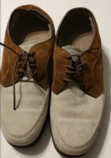 Hush puppies Shoes Vintage Suede Two Tone Brown Women's Size 5.5 Medium