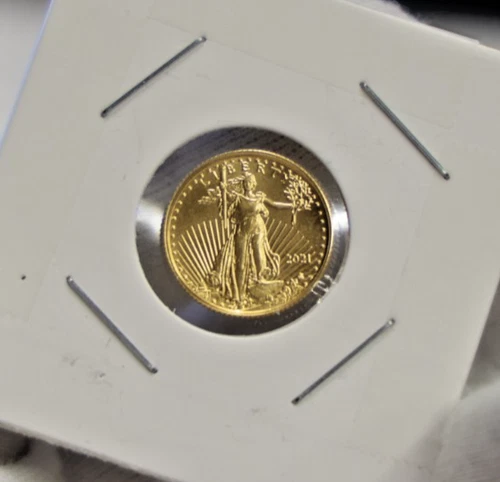 2021 US Gold Eagles 1/10th $5 Nice Unc Type 2
