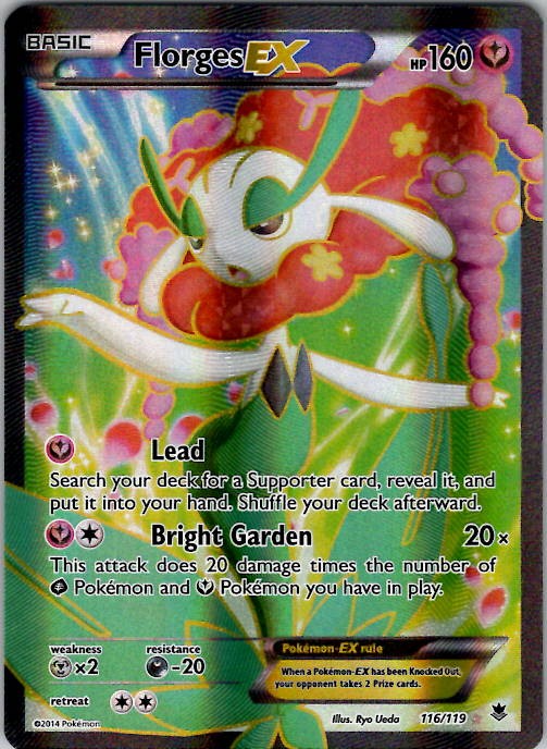 Florges EX (116 Full Art) XY - Phantom Forces 116/119 Holo LP