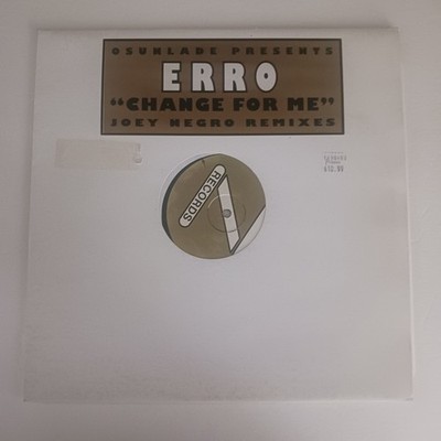Erro Change For Me Joey Negro Remixes By Z Records 