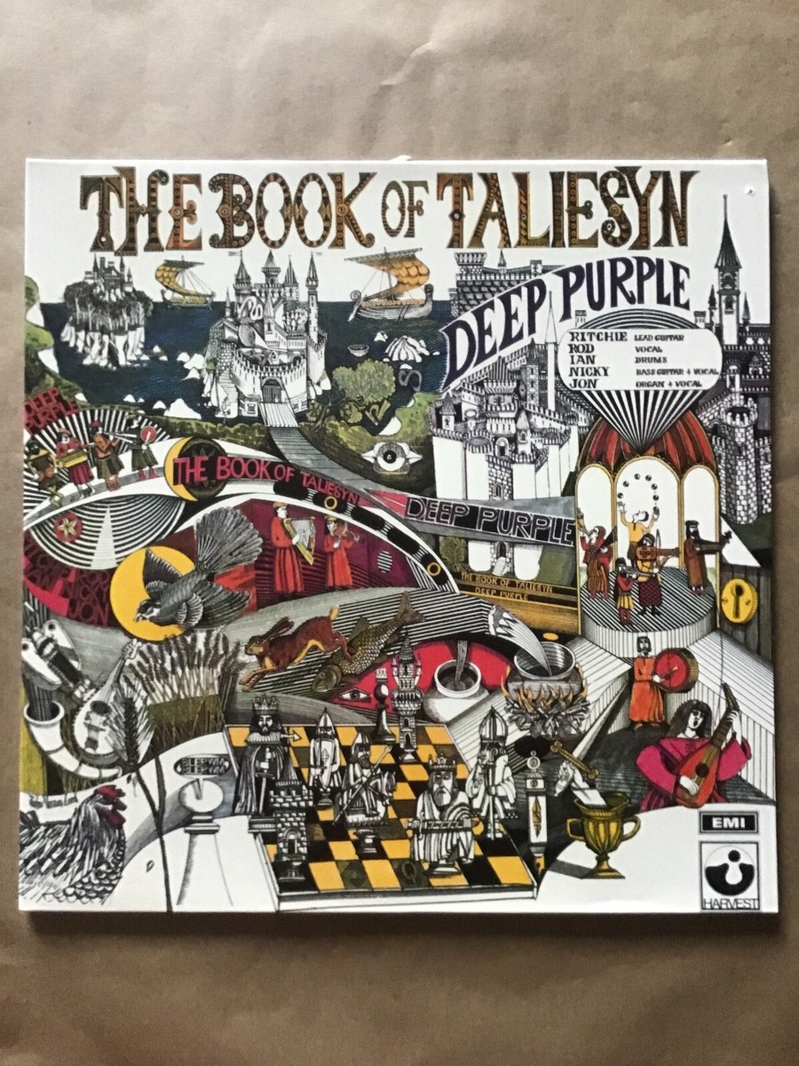 英LP Deep Purple Book Of Taliesyn SHVL751 HARVEST /00400 Deep Purple,The Book Of Taliesyn,Vinyl,1968, UK,LTD, Harvest