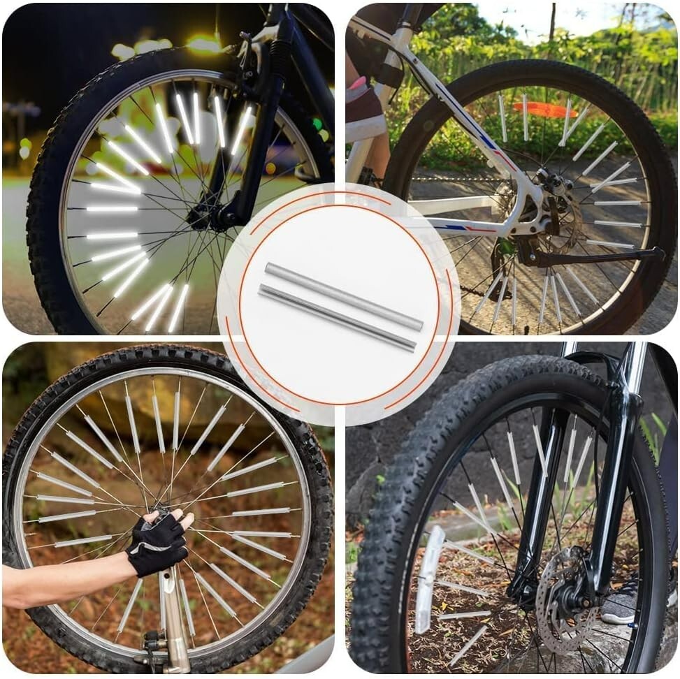 "Bike Spoke Reflector, 360° Visibility Reflectors, 1, #2 96 pcs "
