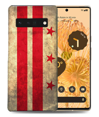 CASE COVER FOR GOOGLE PIXEL|WASHINGTON DC US STATE FLAG