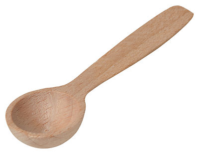 Dosierlöffel Löffel Messlöffel Portionierer Maß Mass aus Buchenholz  L 7,7 cm