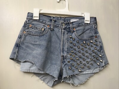 RP4LF Ragged Priest X LF Levi's Ultra Studded Cutoff Denim