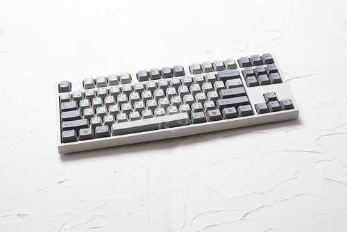 Japanese Root Custom Keycap Set Japan Cyan Font Cherry profile Dye Sub PC Master - Picture 3 of 9