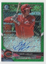 2018 Bowman Chrome Prospects - Gavin LaValley Green Shimmer Refractor /99 Auto
