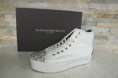 Alexander Smith London Gr 41 High Top Sneakers Nieten Schuhe neu ehem. UVP 237  