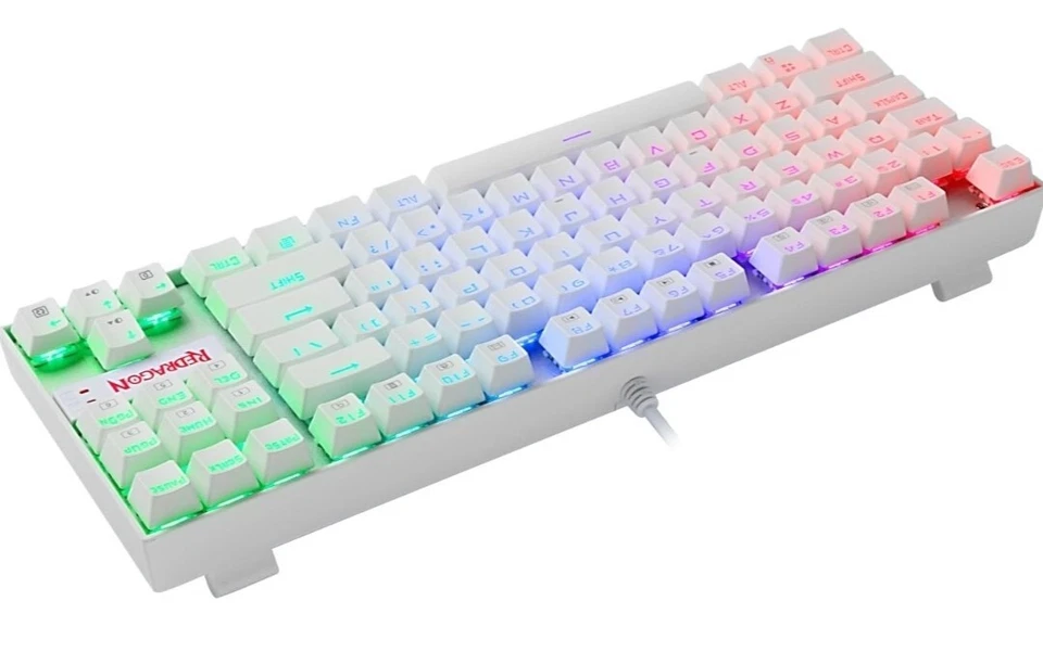 Redragon K552 W RGB Mechanical Gaming Keyboard 60% Compact 87 Key Kumara Wired - Image 4 of 4