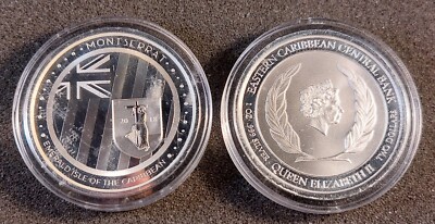 Eastern Caribbean (EC8) Montserrat 2018 -  1 oz Silber in Kapsel