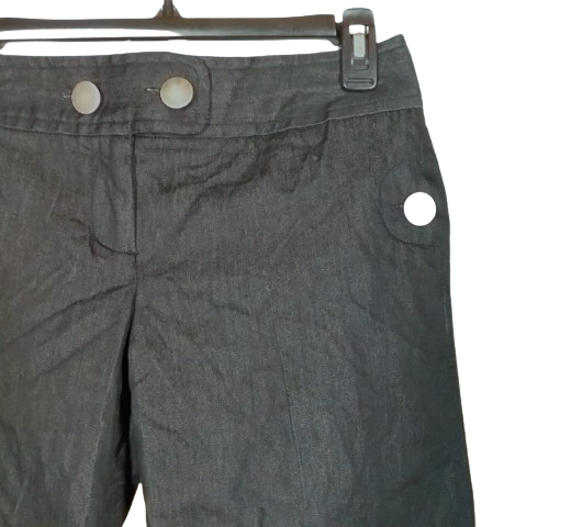Pantalon Long Noir A. Byer - Taille 11 - Coupe Bootcut Et Taille Haute - Neuf Avec étiquettes - Polyester, Rayon Et Spandex