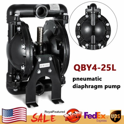 Air-Operated Double Pneumatic Diaphragm Pump Membrane Pump Transfer Pump 35GPM!!